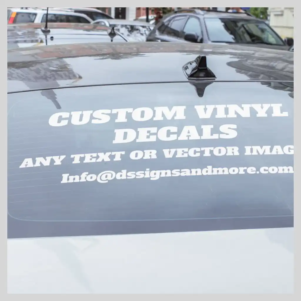 Custom Vinyl Decals- Lettering And Graphics