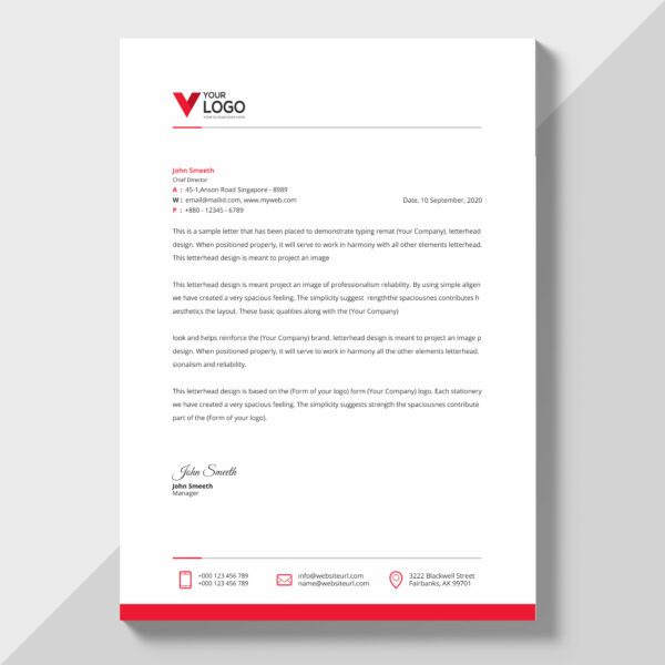 Letterhead Envelope Stationary